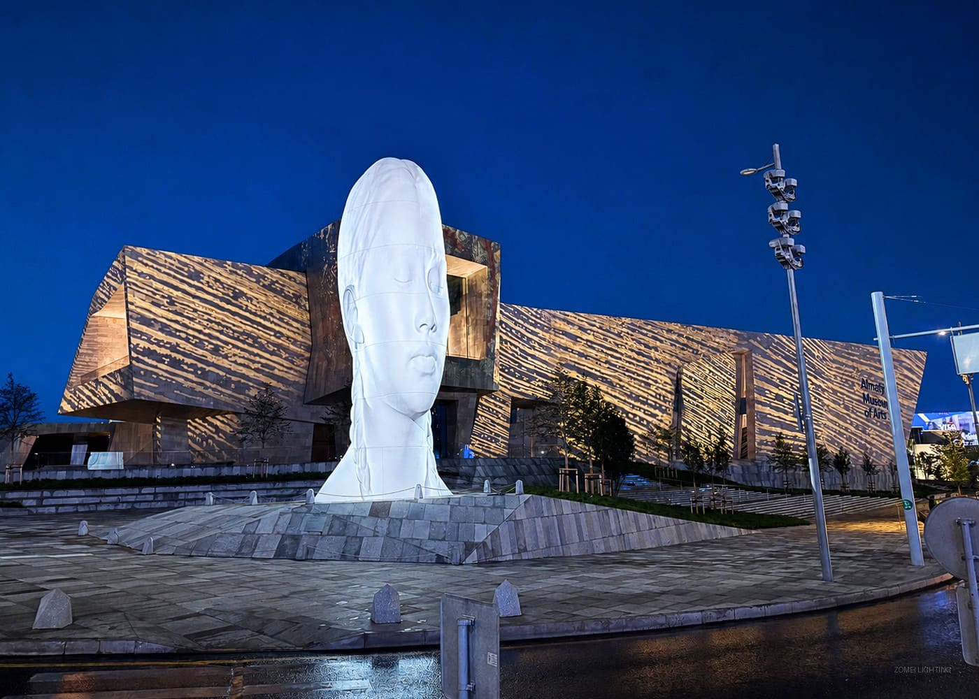 最终验收｜Final acceptance of Almaty Museum facade lighting project